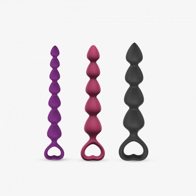 SO5083 Анальная цепочка Love To Love BING BANG L - BLACK ONYX