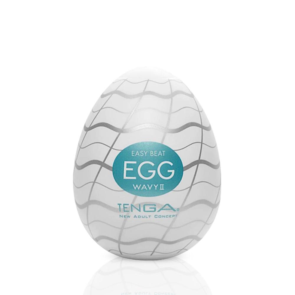 SO5487 Мастурбатор-яйцо Tenga Egg Wavy II с двойным волнистым рельефом