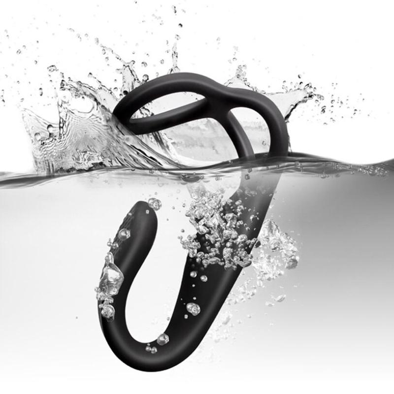 SO5485 Універсальний вібратор з ерекційним кільцем Rocks Off The-Vibe, пульт ДК