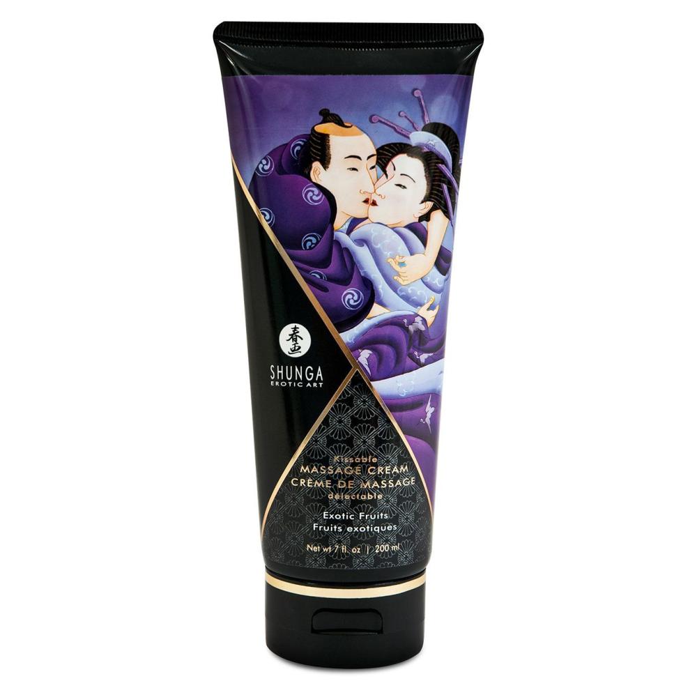 SO2505 Їстівний масажний крем Shunga Kissable Massage Cream – Exotic Fruits (200 мл)
