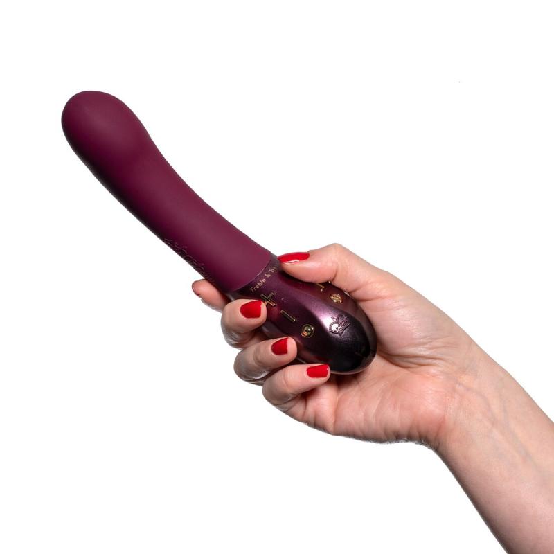 SO8728 Вибратор для точки G Hot Octopuss KURVE, Treble and Bass Technology, 2 мотора, мягкий кончик