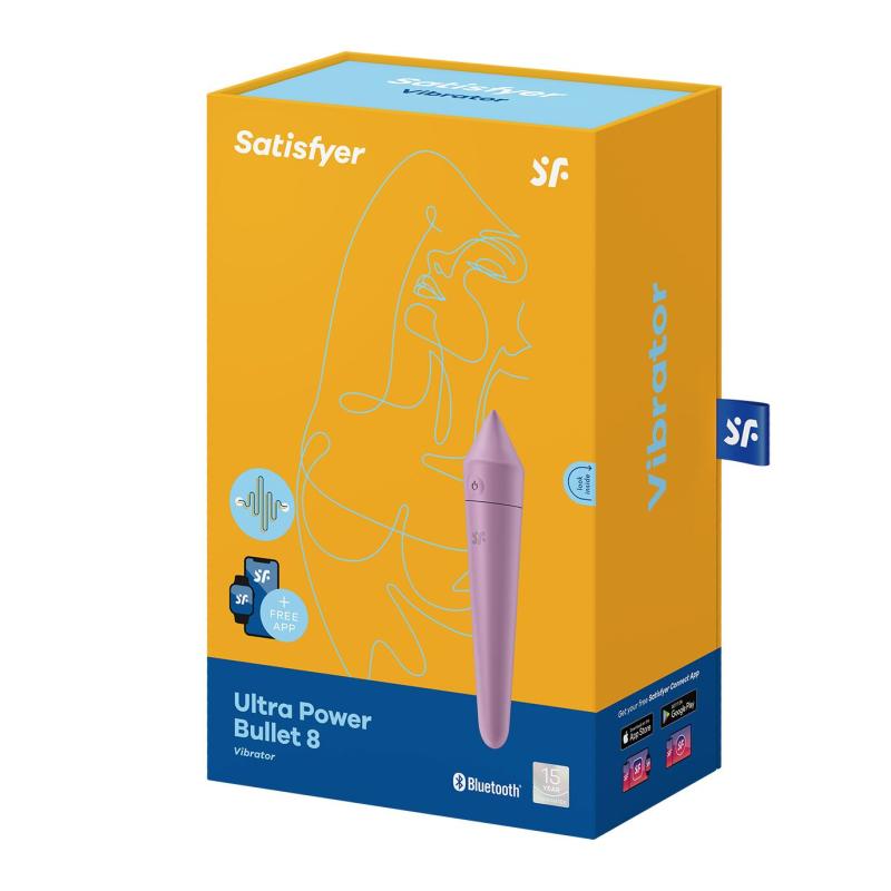 SO5438 Смарт-минивибратор Satisfyer Ultra Power Bullet 8 Lilac