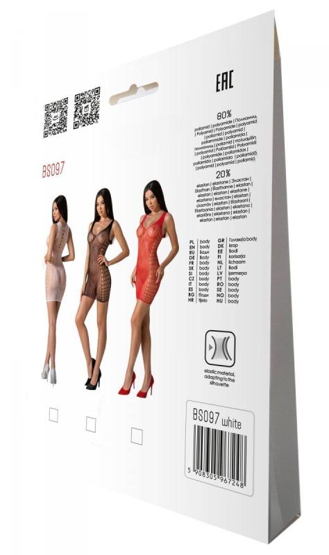 SO8934 Бодистокинг Passion BS097 white