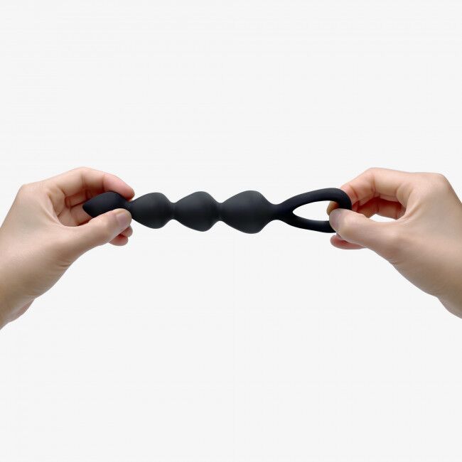 SO5083 Анальная цепочка Love To Love BING BANG L - BLACK ONYX