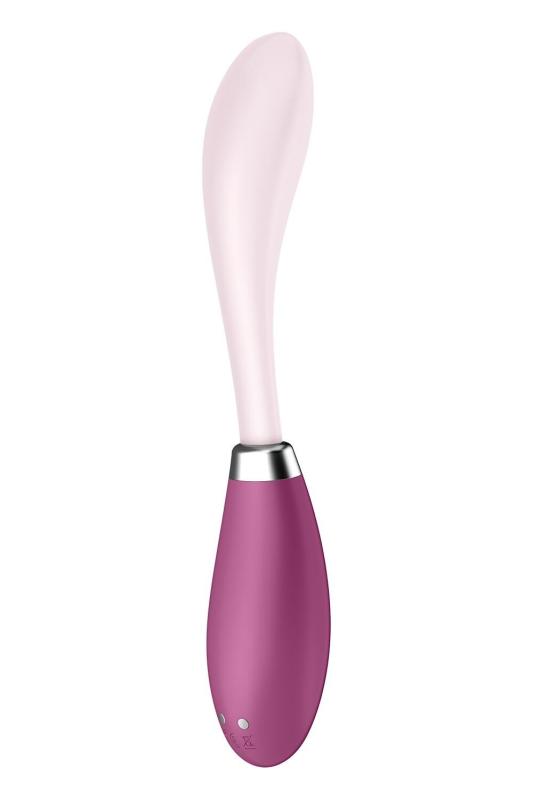 SO6728 Вибратор Satisfyer G-Spot Flex 3 Red, гибкий ствол с фиксацией положения