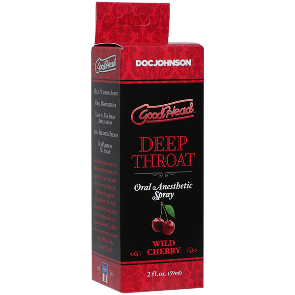 SO2800 Спрей для минета Doc Johnson GoodHead DeepThroat Spray – Wild Cherry 59 мл для глубокого минета