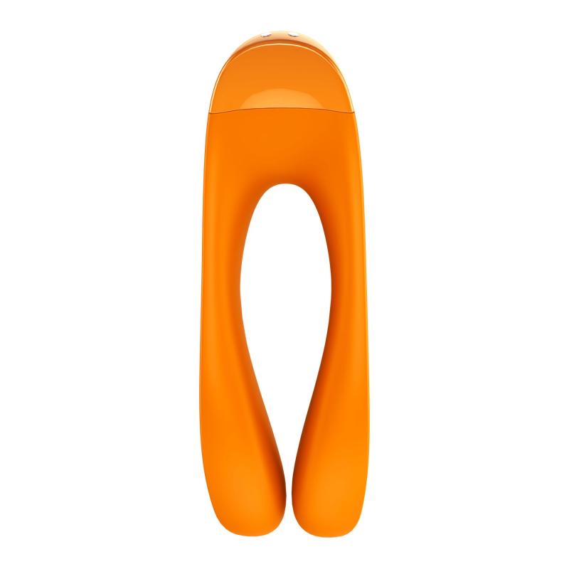 SO4652 Вибратор на палец Satisfyer Candy Cane Orange