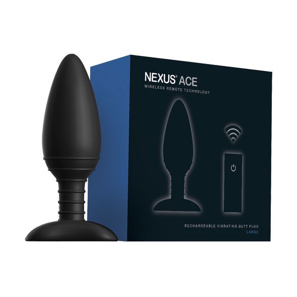 ACE002 Анальная вибропробка Nexus ACE Large, с пультом ДУ, макс. диаметр 5см