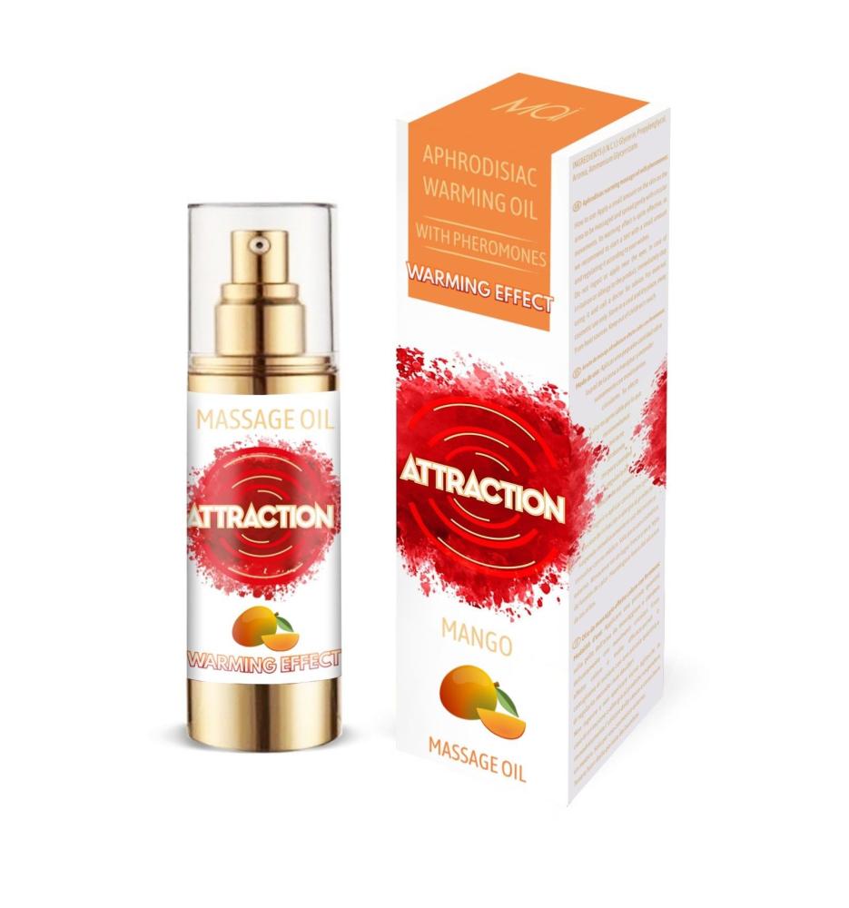 SO3955 Разогревающее массажное масло с феромонами MAI PHEROMON MASSAGE OIL - MANGO (30 мл)