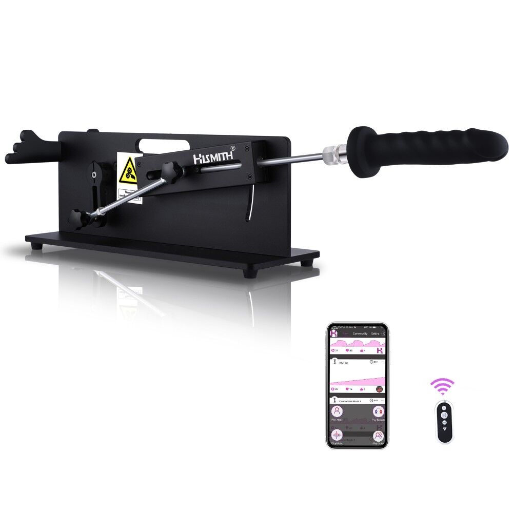 SO6194 Смарт секс-машина Hismith Table Top 2.0 Pro APP Black, настільна версія