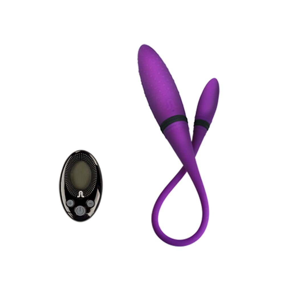 AD108216 Вибратор двусторонний Adrien Lastic AD-2 с пультом LRS