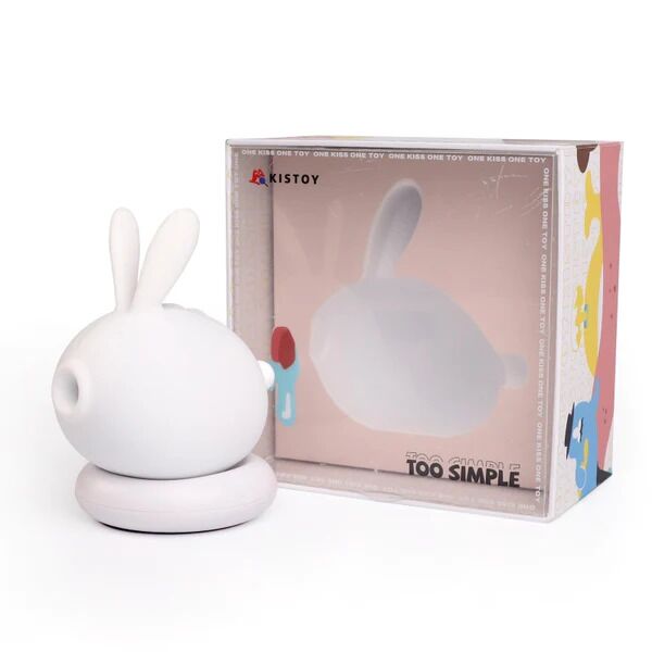 SO8716 Вакуумный клиторальный стимулятор с вибрацией KISTOY Too Simple White
