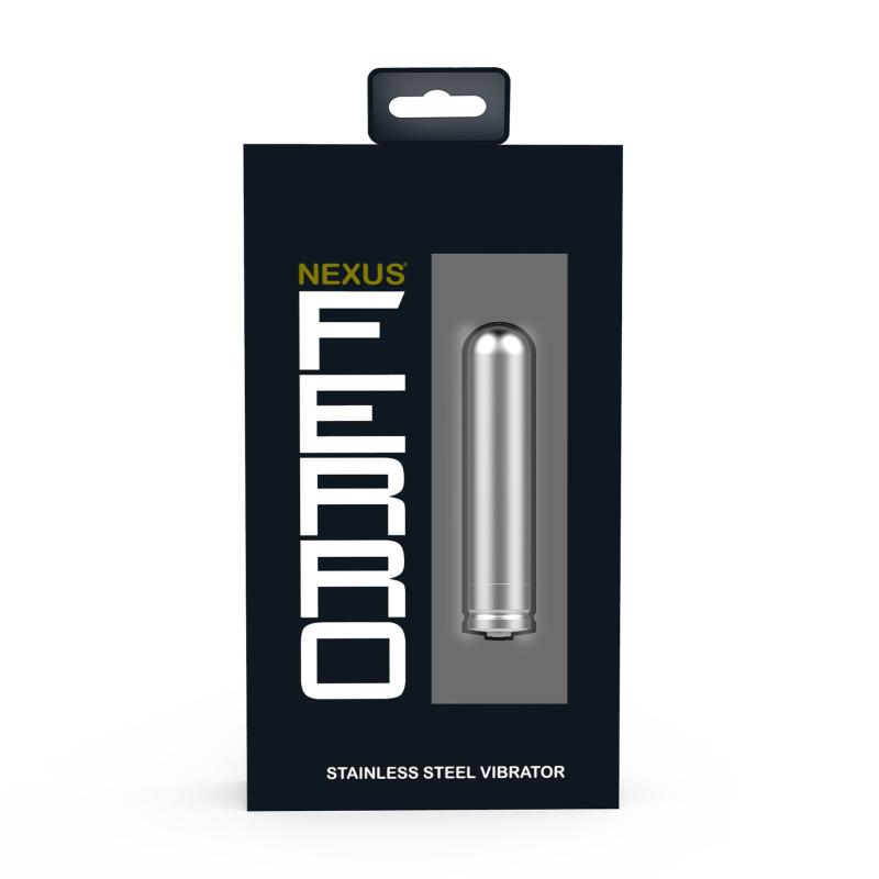 SO5415 Металлическая матовая вибропуля 2в1 Nexus Ferro