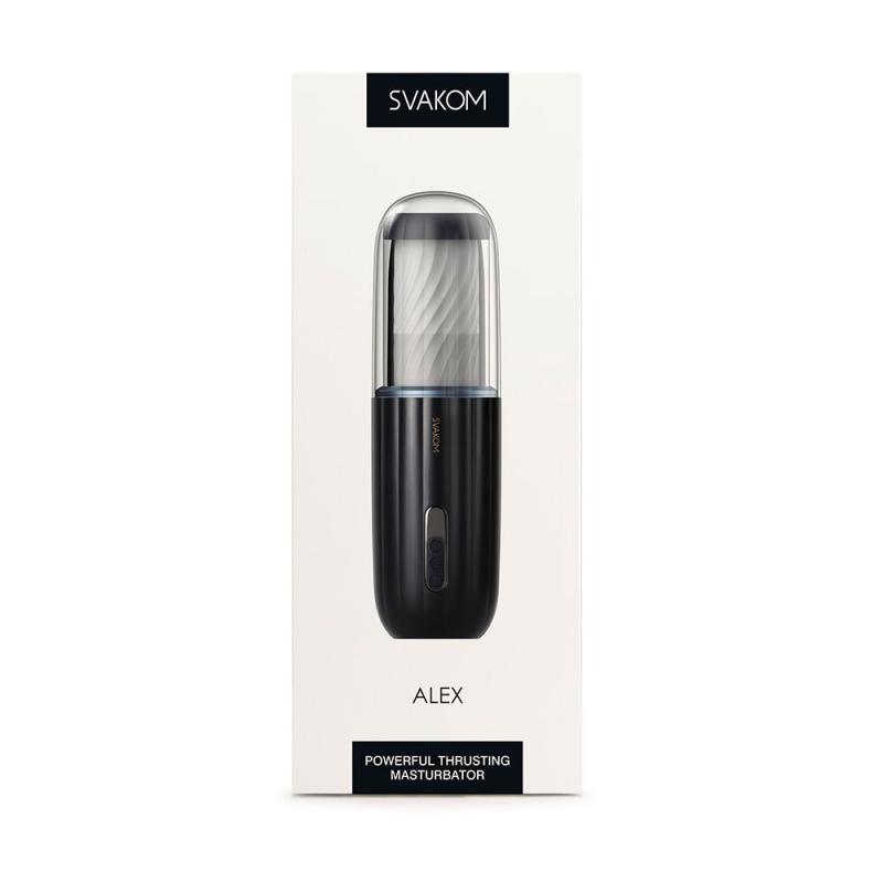 SO4856 Автоматический мастурбатор с озвучкой Svakom Alex Dark Blue