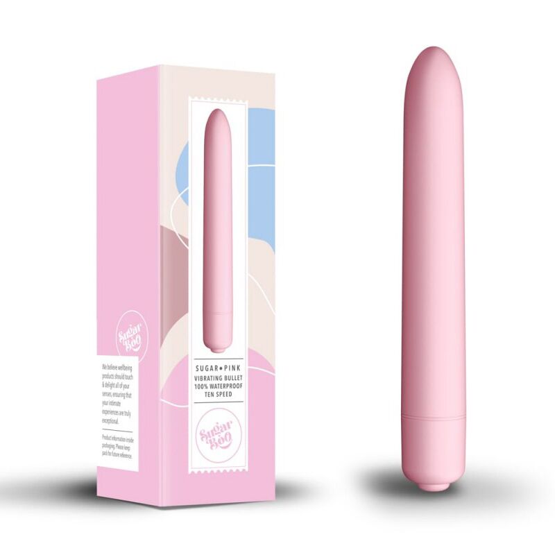 SO6630 Мини-вибратор SugarBoo Sugar Pink, 10 уровней интенсивности