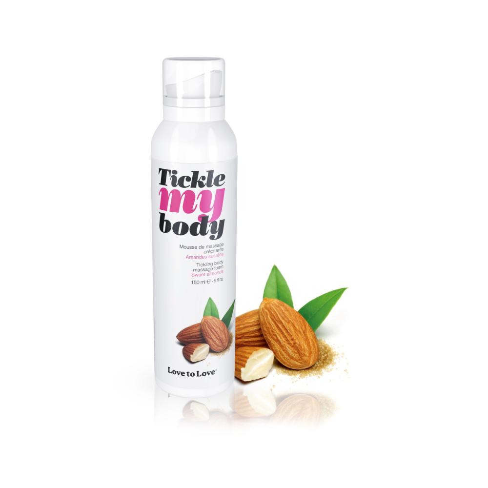 SO7811 Массажная пена Love To Love Tickle my body Sweet almonds (150 мл), увлажняющая