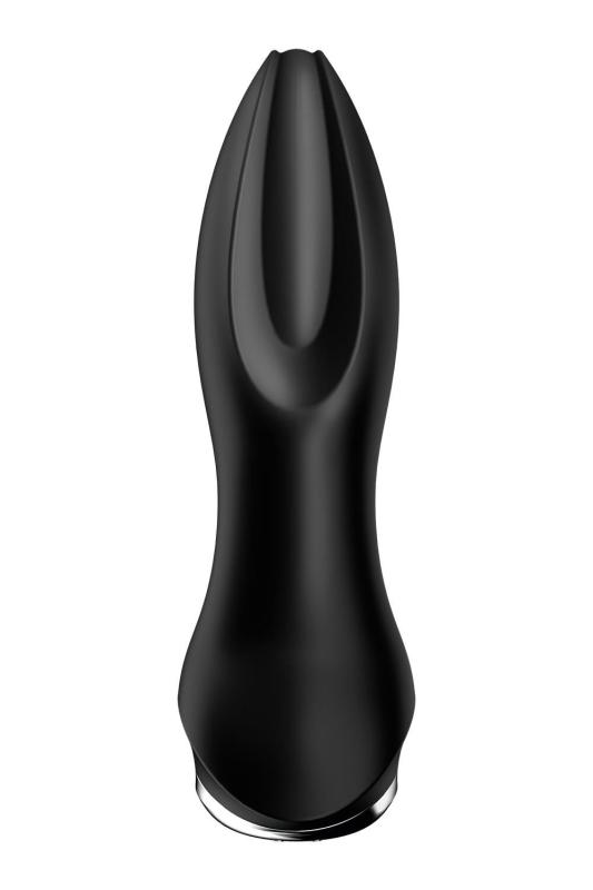 SO6279 Анальная смарт вибропробка с жемчужным массажем Satisfyer Rotator Plug 2+ Black
