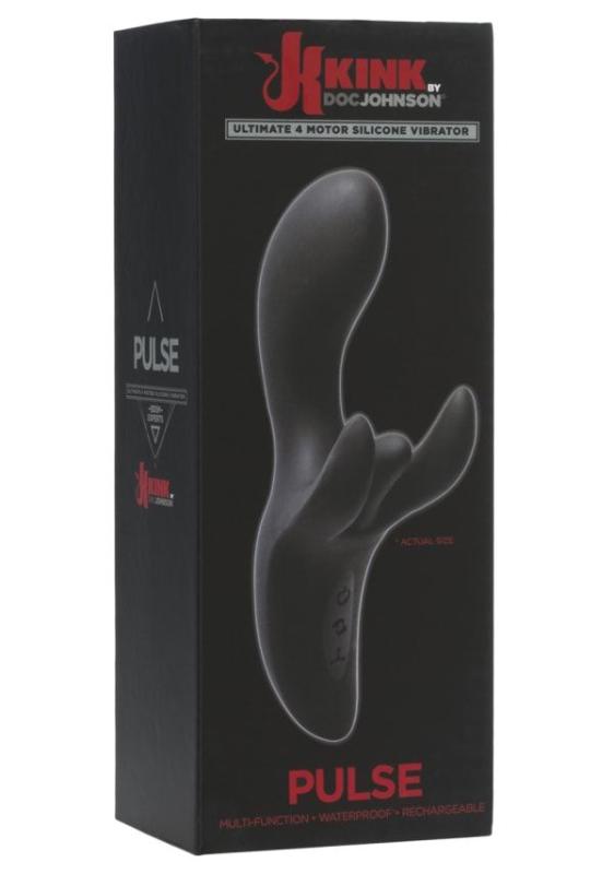 SO4013 Вибратор-кролик Doc Johnson Kink - Pulse - Ultimate 4 Motor Silicone Vibrator