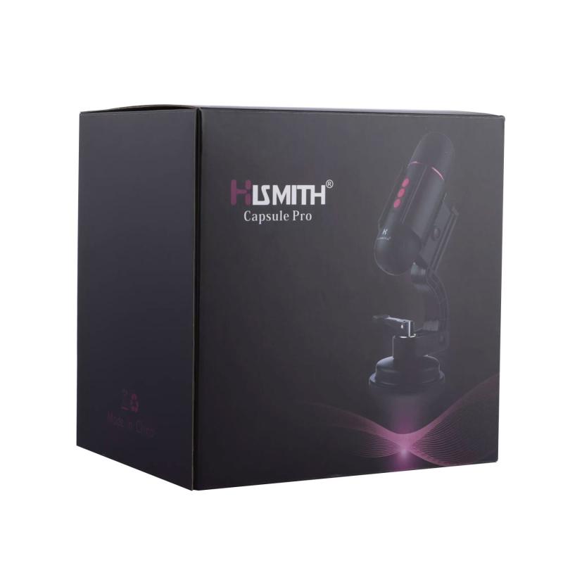 SO6197 Міні секс-машина Hismith Mini Capsule Sex-Machine with Strong Suction Cup, потужна, перезаряджувана