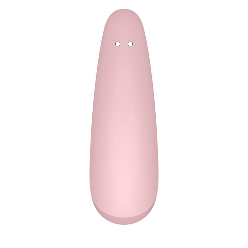 SO3782 Вакуумный клиторальный стимулятор Satisfyer Curvy 2+ Pink с управлением через интернет