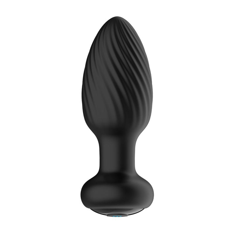 SO8697 Анальная пробка Nexus TORNADO Remote Control Rotating Butt Plug - Black