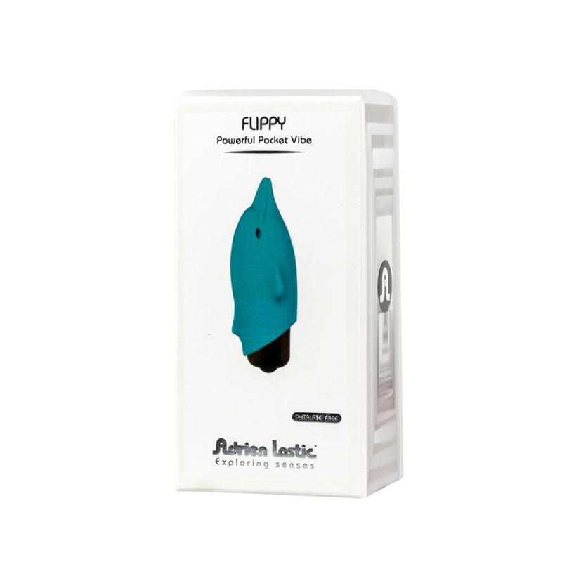 AD30585 Вибропуля Adrien Lastic Pocket Vibe Flippy 10 со стимулирующим носиком