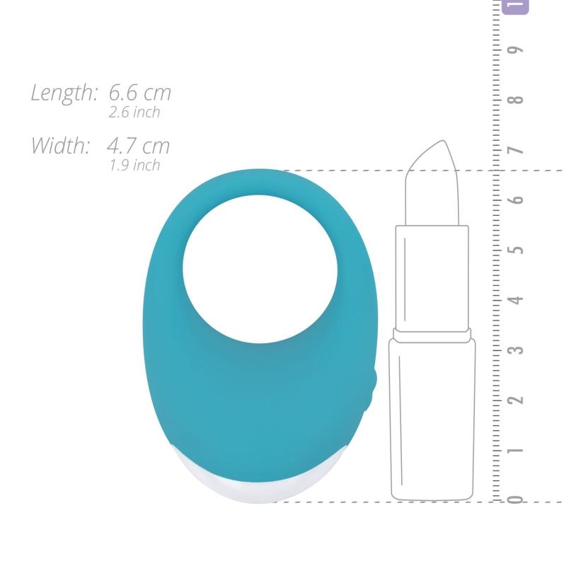 SO8888 Эрекционное кольцо Cala Azul - Jose Vibrating Cockring