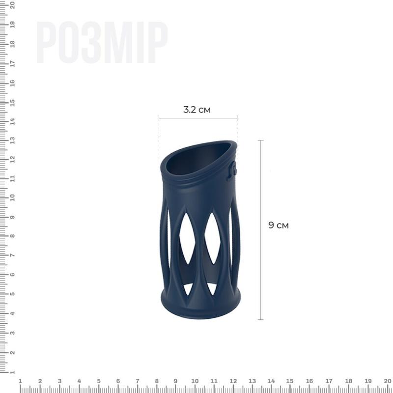 AD30675 Насадка на член Adrien Lastic Maximum размер L, утолщающая, длина 9 см, диаметр 3,2 см