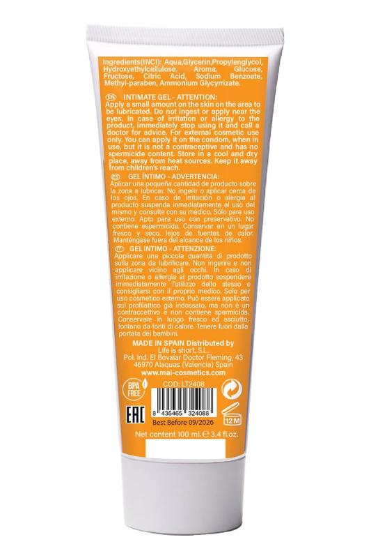 SO7535 Смазка на водной основе BTB FLAVORED MANGO с ароматом манго (100 мл)