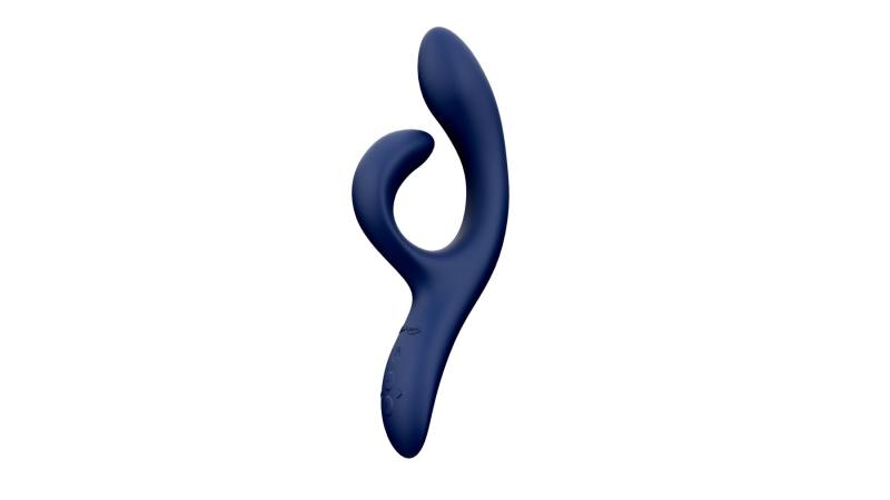 SO6931 Смарт вибратор-кролик We-Vibe Nova Midnight Blue, эргономичный, регулируемый угол наклона ствола