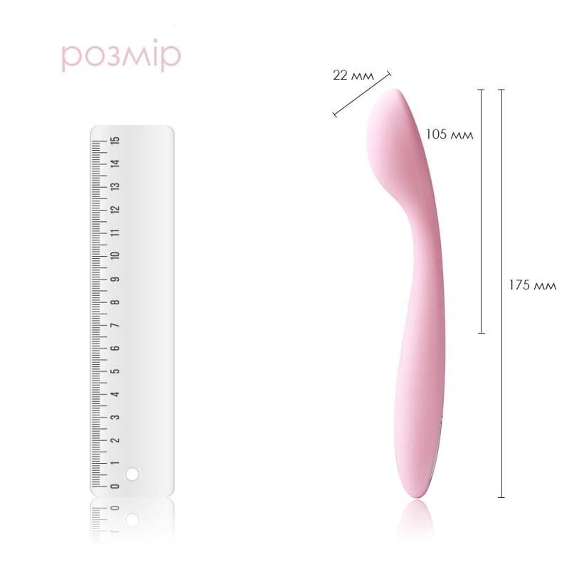 SO4832 Стимулятор клитора и точки G  Svakom Keri Pale Pink