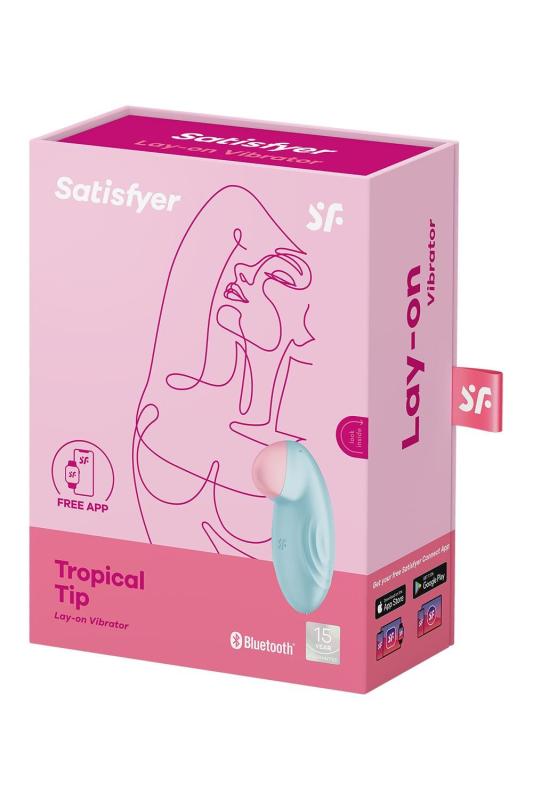 SO7142 Смарт-вибратор для клитора Satisfyer Tropical Tip Light Blue