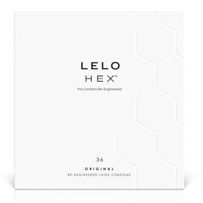 Презервативы LELO HEX Condoms Original 36 Pack, тонкие и суперпрочные