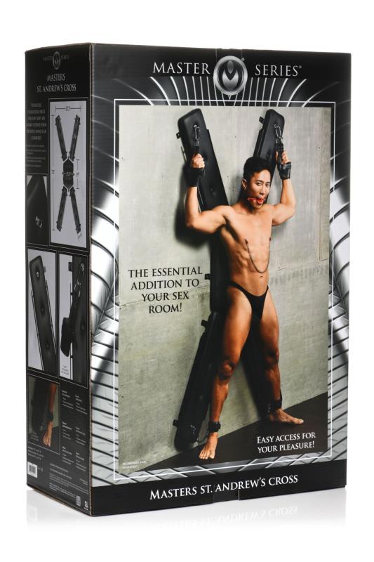 SO8802 Андреевский крест Master Series St. Andrew's Cross, крепится на стену