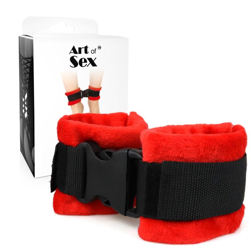 SO8498 Поножи Art of Sex Ankle Cuffs - Soft Touch Красные