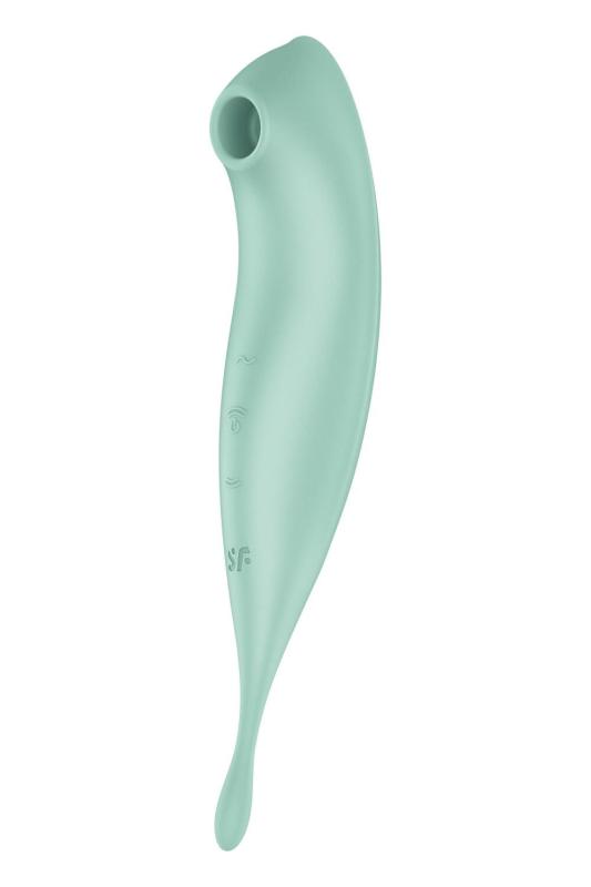 SO6716 Смарт-вибратор для клитора с вакуумной стимуляцией Satisfyer Twirling Pro+ Mint