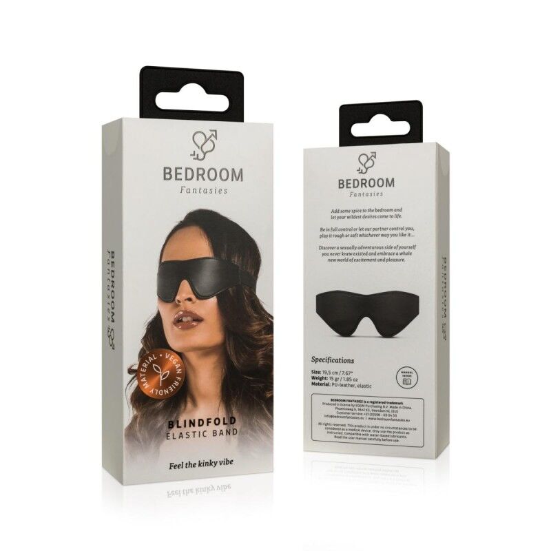 SO8824 Маска Bedroom Fantasies Blindfold Elastic Band - Black