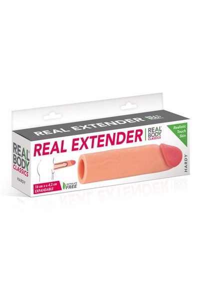 SO3718 Насадка на член Real Body - Real Extender HARDY с открытой головкой