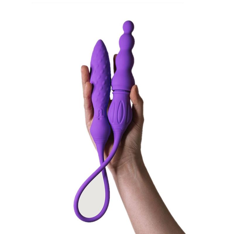 AD108735 Вибратор двусторонний Adrien Lastic AD-2X с пультом LRS