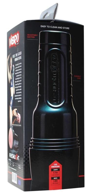 F17347 Мастурбатор с вибрацией Fleshlight Vibro Pink Lady Touch, три вибропули, стимулирующий рельеф