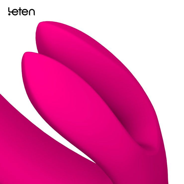 SO2132 Вибратор кролик Leten Sara со сдвоенным клиторальным стимулятором, 3 мотора