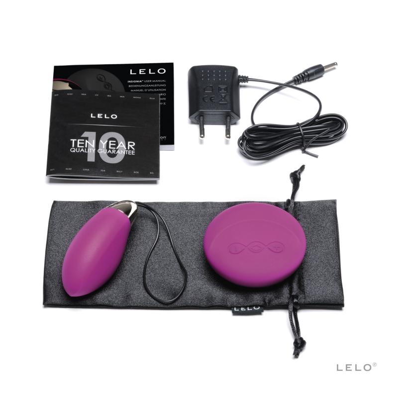 SO8686 Виброяйцо LELO Lyla 2 Deep Rose, водонепроницаемое, пульт ДУ с вибрацией, технология SenseMotion