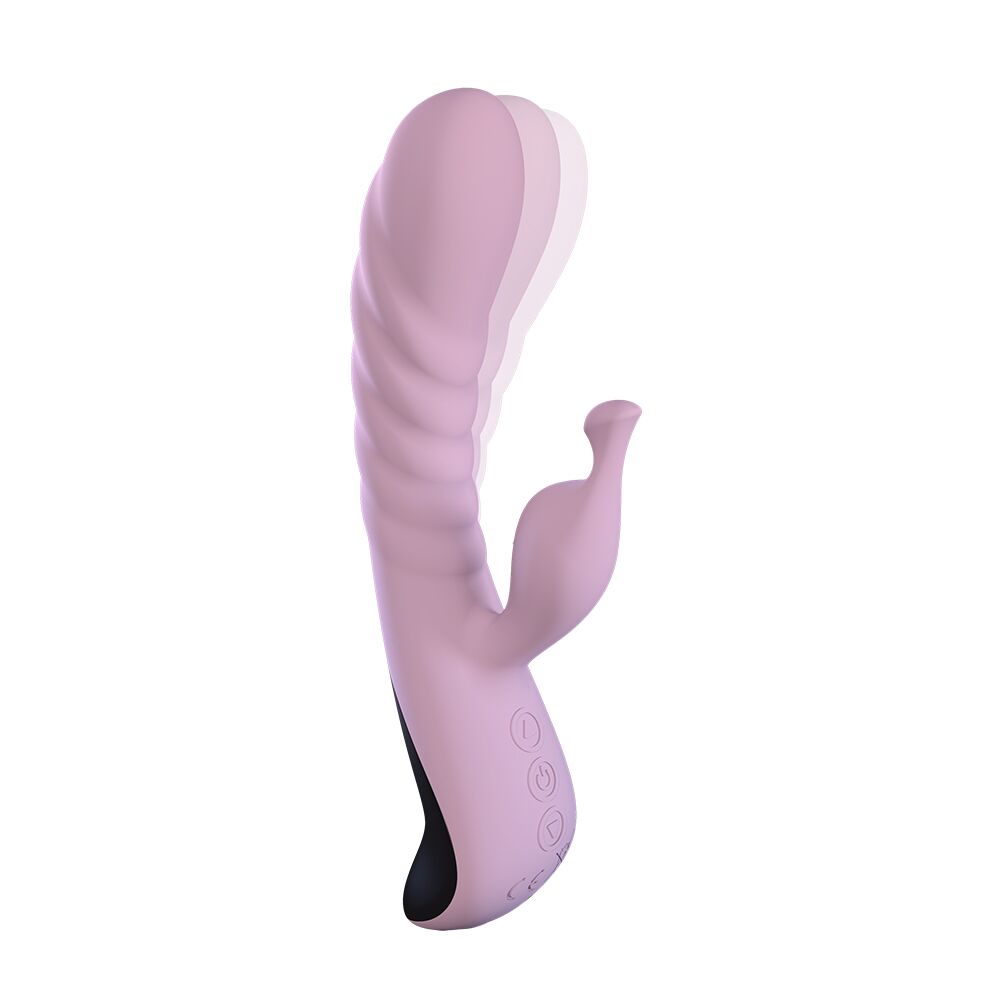 AD11131 Вибратор Adrien Lastic Mini Trigger с массирующими движениями ствола