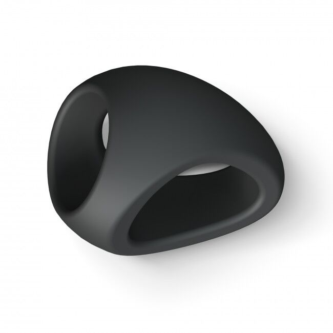SO5087 Эрекционное кольцо двойное Love To Love FLUX RING - BLACK ONYX