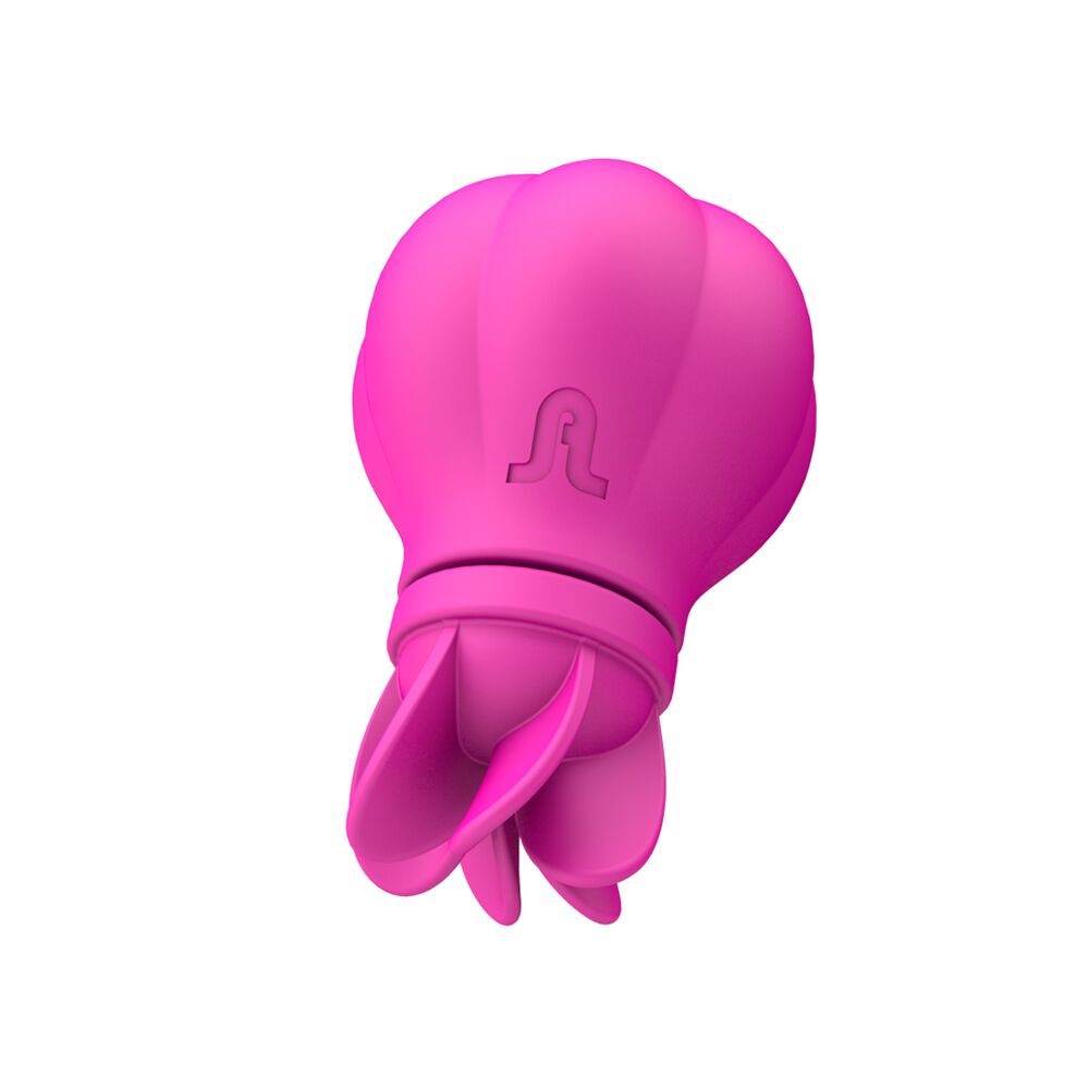 AD11091 Вибратор Adrien Lastic Caress с крутящимися насадками для стимуляции эрогенных зон