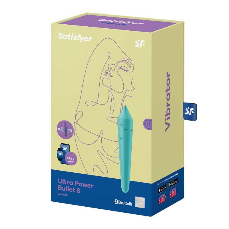 SO5437 Смарт мини-вибратор Satisfyer Ultra Power Bullet 8 Turquoise