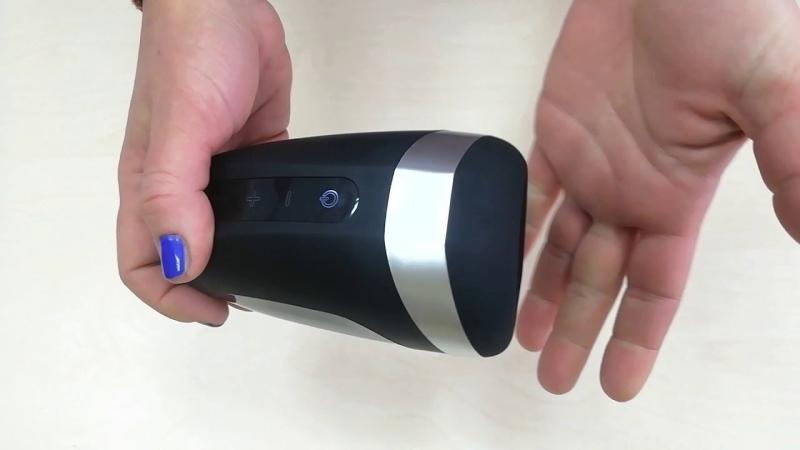 SO2299 Мастурбатор Satisfyer Men Heat Vibration имитатор минета, подогрев и вибрация, стимуляция головки