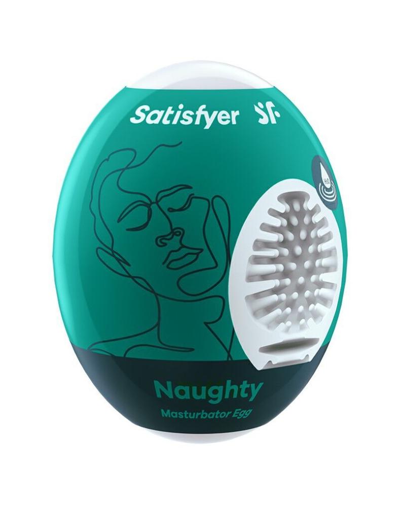 SO5523 Самосмазывающийся мастурбатор-яйцо Satisfyer Masturbator Egg Naughty, одноразовый, не требует смазки