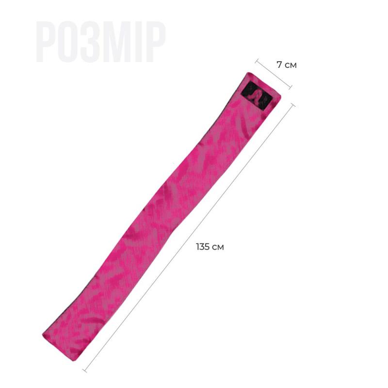 AD33519 Повязка-лента из сатина 2-в-1 Adrien Lastic Satin Sash (повязка на глаза и лента для связывания)