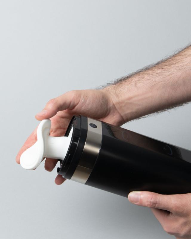 SO2902 Интерактивный мастурбатор Kiiroo Onyx 2, 10 сжимающихся колец, не надо двигать, теледильдоника